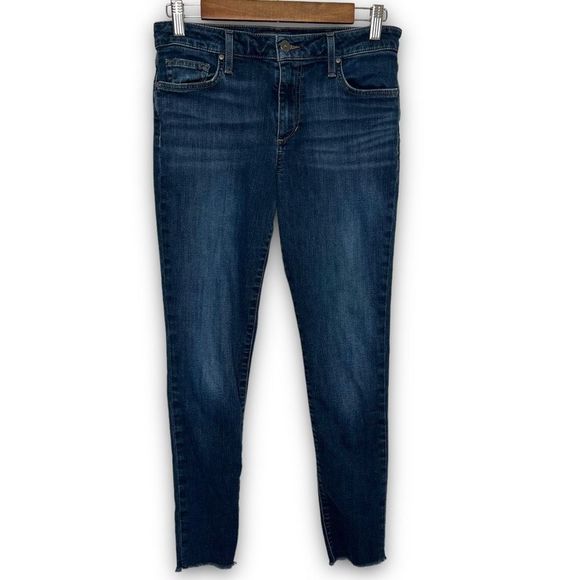Joe's Women's Alexandra Wash Mid Rise Raw Hem Cropped Skinny Jeans Size 28‎ - Picture 1 of 14